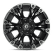 Fuel 1PC D85120902650A D851 20X9 5X4.5/5.0 M-BLK GRY 1MM - Truck Part Superstore