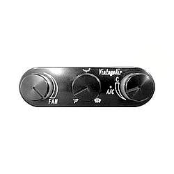 VINTAGE AIR 491223-RUA Gen IV Control Panel Horizontal Black