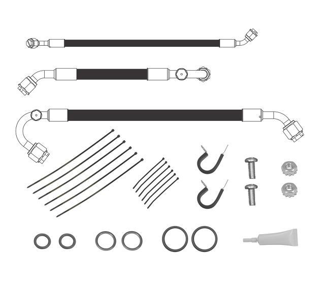 VINTAGE AIR 521292 Standard Hose Kit 1969 Camaro