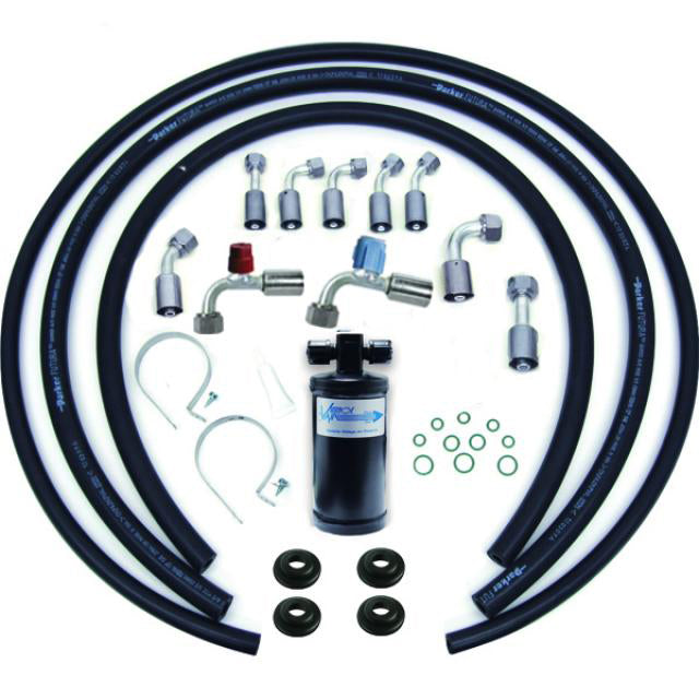 VINTAGE AIR 547004 Hose Kit -10 Fitting Uni versal w/Drier