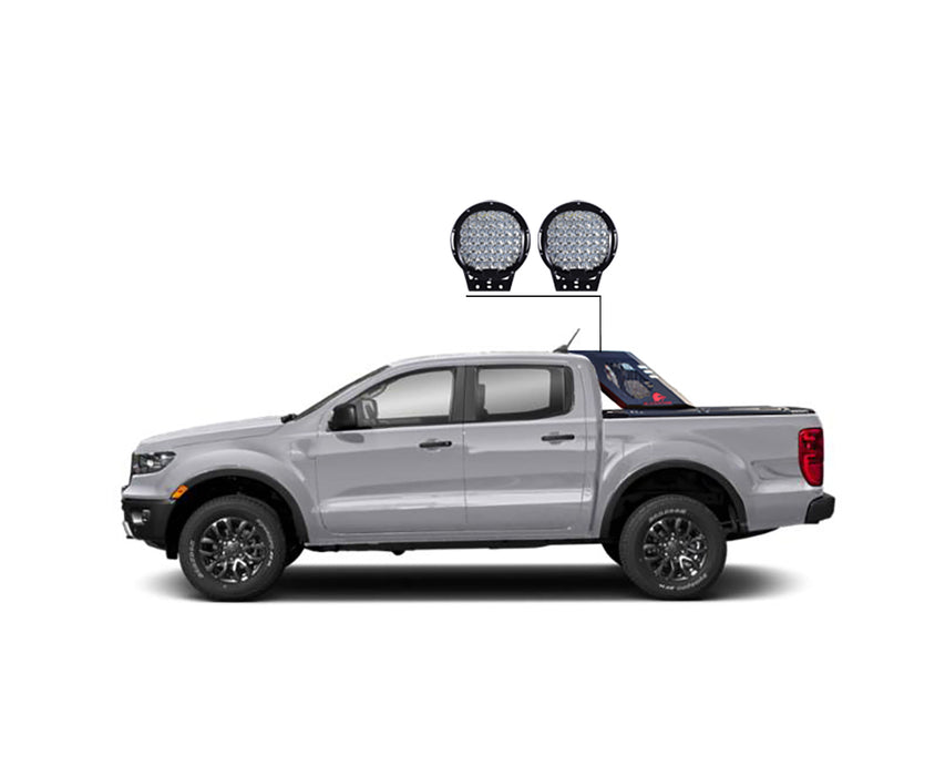 Black Horse Off Road VIRB08B-PL69B Black Steel Modular - Truck Part Superstore