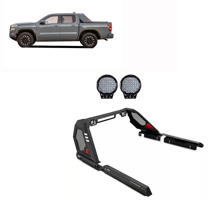 Black Horse Off Road VIRB22B-PL69B Black Steel Modular - Truck Part Superstore