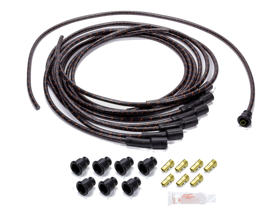 VINTAGE WIRES 4001166100 Ignition Cable Set Unive rsal 180deg Spark Plug