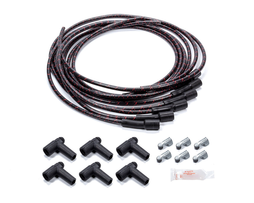 VINTAGE WIRES 4001166400-2 Ignition Cable Set Unive rsal 180deg Spark Plug