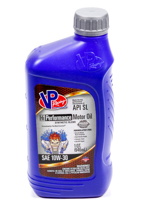 VP RACING 2955 VP 10w30 HI-Performance Racing 1 Qt - 32oz