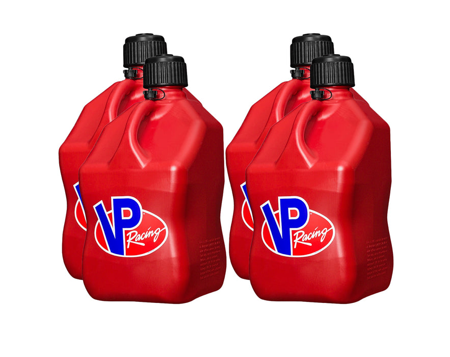VP RACING 3512-CA-CASE Motorsports Jug 5.5 Gal Red Square (Case 4)