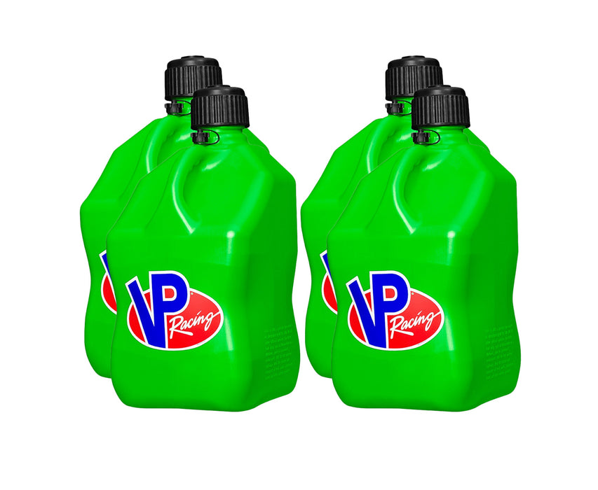 VP RACING 3562-CA-CASE Motorsports Jug 5.5 Gal Green Square (Case 4)