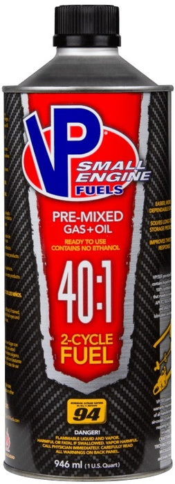 VP RACING 6295 40:1 Pre-Mix Fuel 1qt Can