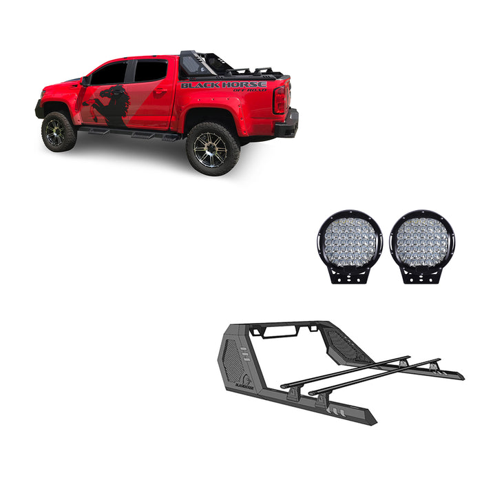 Black Horse Off Road VRCB6405B-PL69B Vigor Roll Bar W/ Cross Bar Kit - Truck Part Superstore