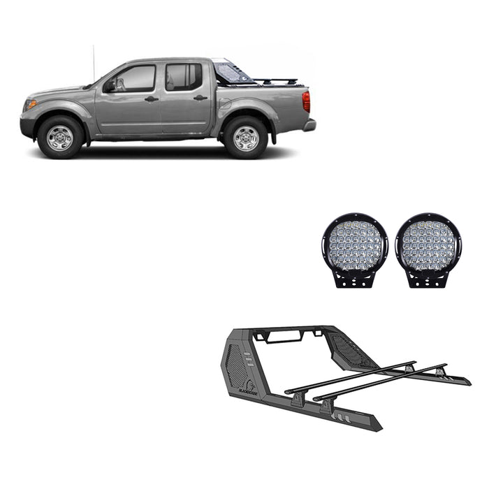 Black Horse Off Road VRCB6407B-PL69B Vigor Roll Bar W/ Cross Bar Kit - Truck Part Superstore
