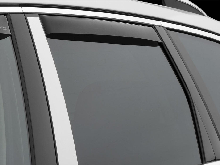 Weathertech 81578 Rear Side Window Deflectors, Dark Smoke - Truck Part Superstore