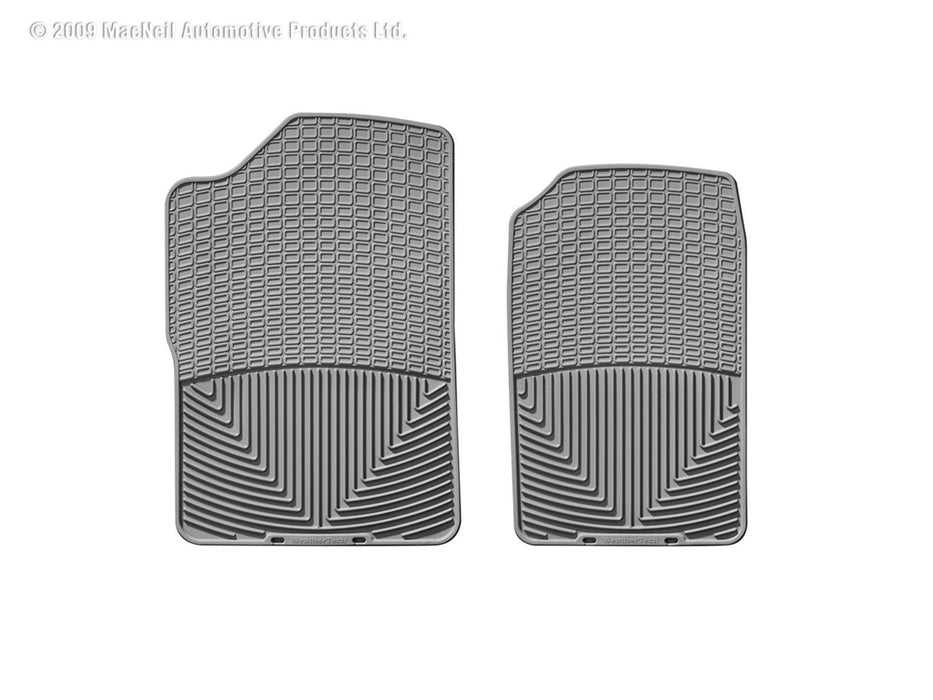Weathertech W14GR - All Weather Floor Mats Gray Front - Truck Part Superstore
