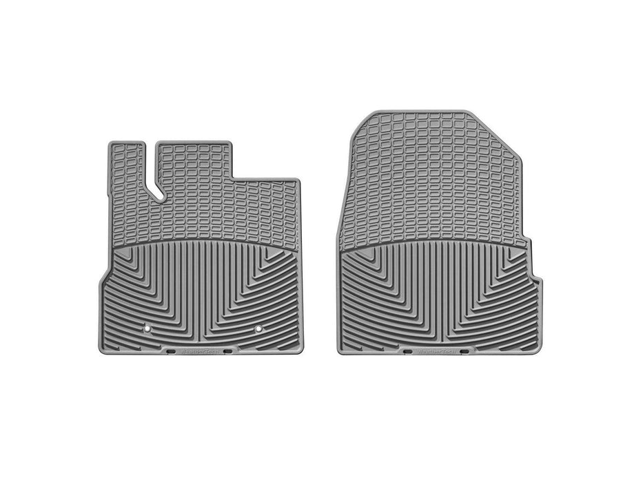 Weathertech W165GR - All Weather Floor Mats Gray Front - Truck Part Superstore