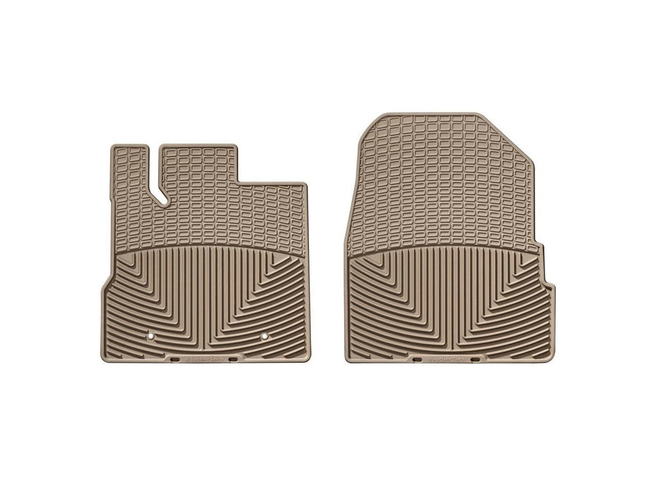 Weathertech W165TN - All Weather Floor Mats Tan Front - Truck Part Superstore