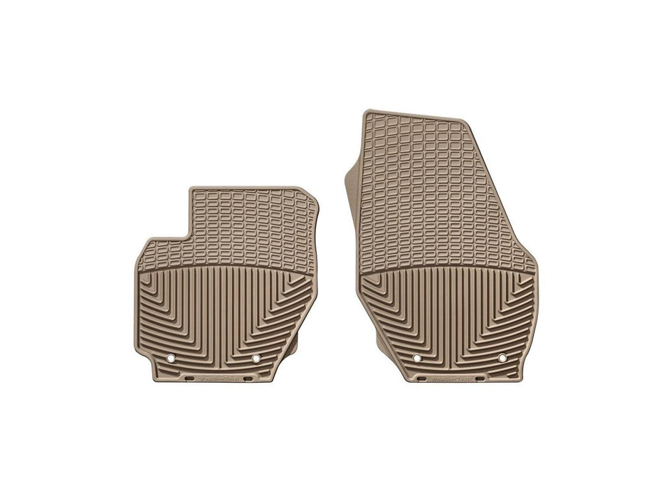 Weathertech W169TN - All Weather Floor Mats Tan Front - Truck Part Superstore