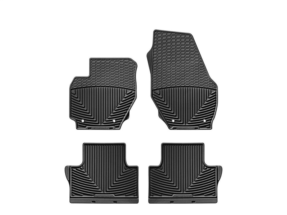 Weathertech WTVB169170 - All Weather Floor Mats Black Front and Rear - Truck Part Superstore