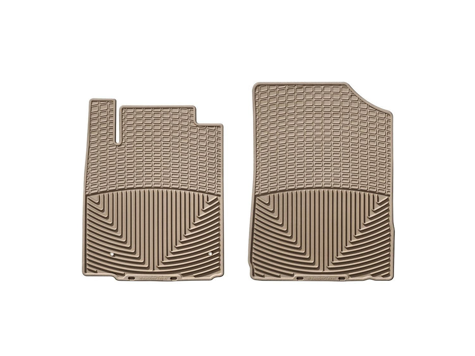Weathertech W174TN - All Weather Floor Mats Tan Front - Truck Part Superstore