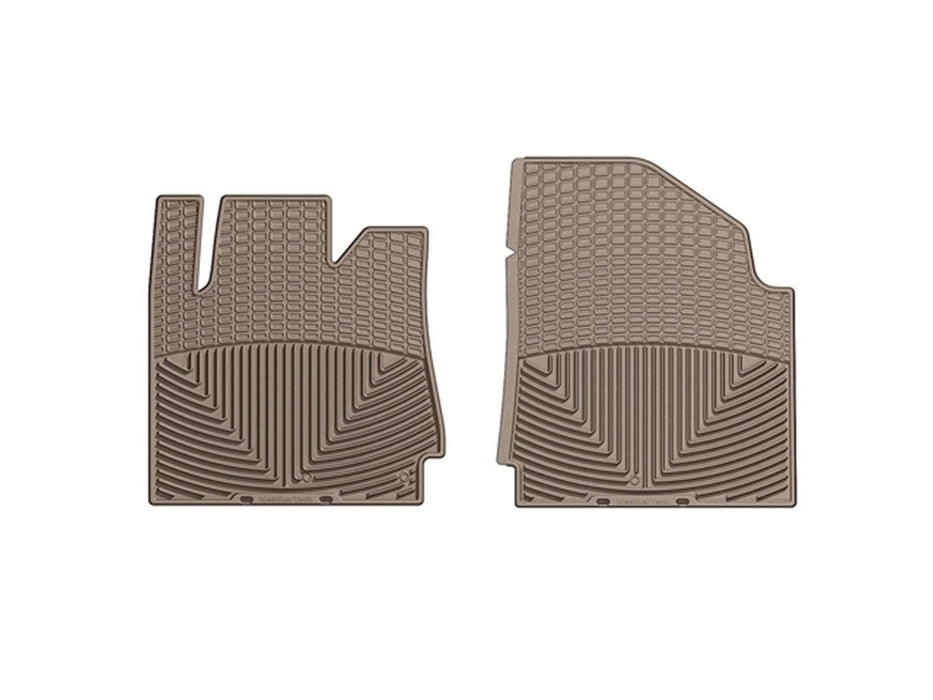Weathertech W191TN - All Weather Floor Mats Tan Front - Truck Part Superstore