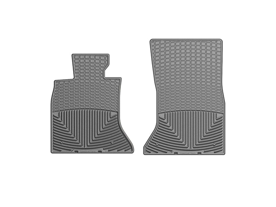 Weathertech W204GR - All Weather Floor Mats Gray Front - Truck Part Superstore