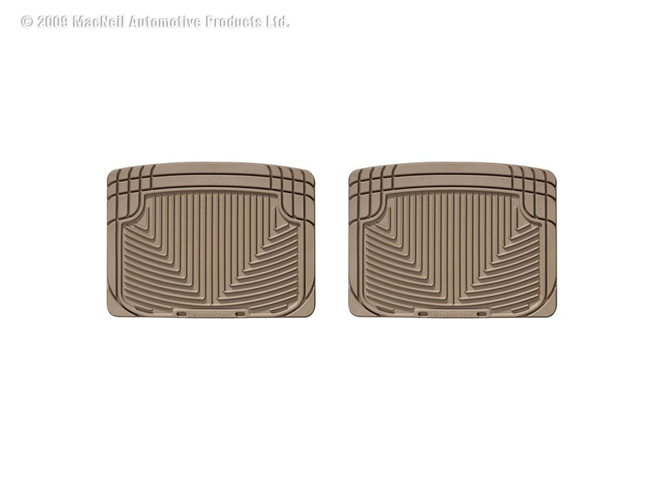 Weathertech W20TN - All Weather Floor Mats Tan Rear - Truck Part Superstore