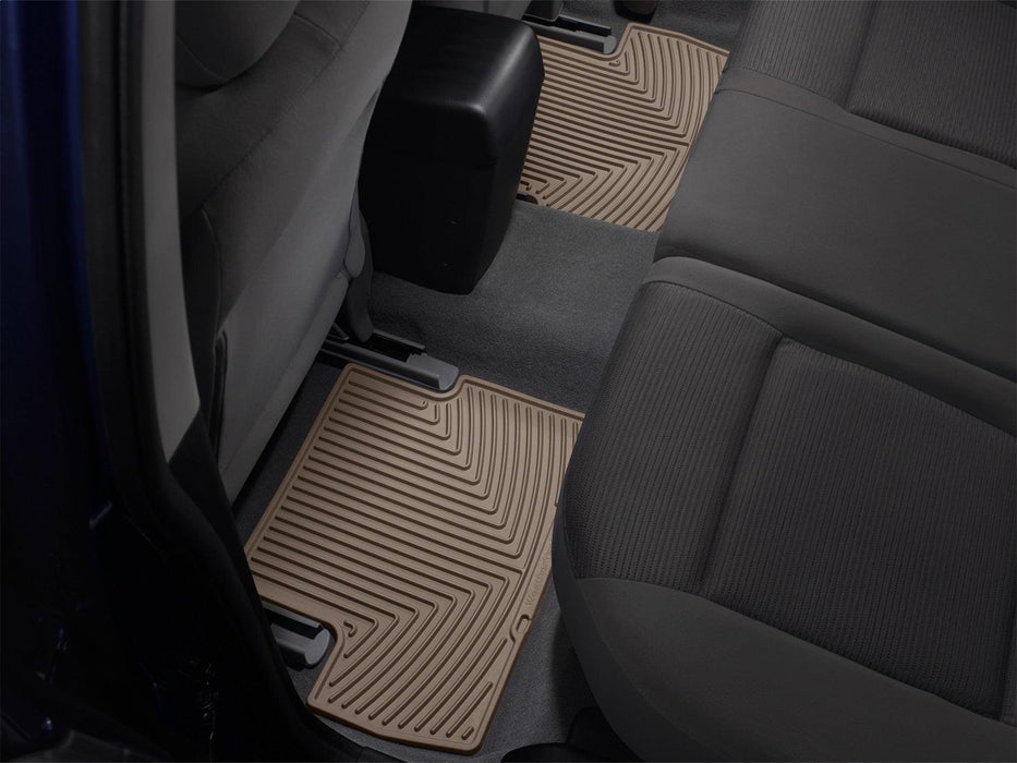 Weathertech W105TN - All Weather Floor Mats Tan Rear - Truck Part Superstore