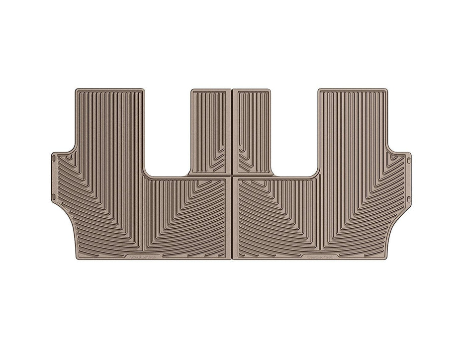 Weathertech W213TN - All Weather Floor Mats Tan Third Row - Truck Part Superstore