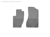 Weathertech W22GR - All Weather Floor Mats Gray Front - Truck Part Superstore