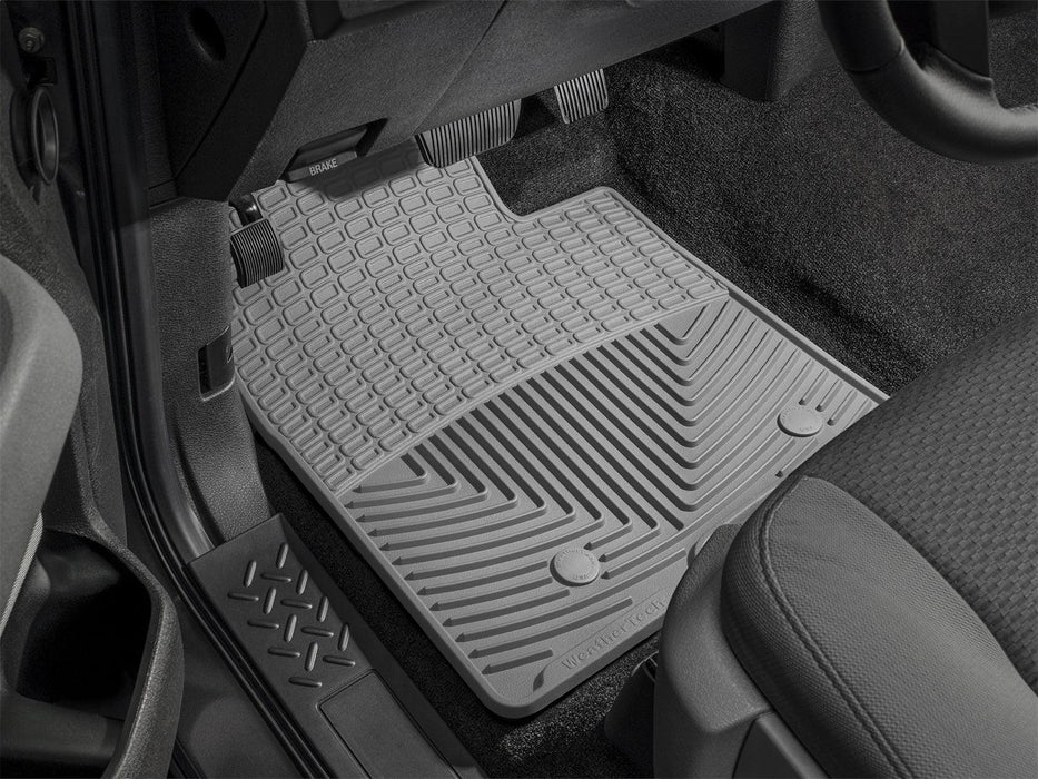 Weathertech W276GR - All Weather Floor Mats Gray Front - Truck Part Superstore