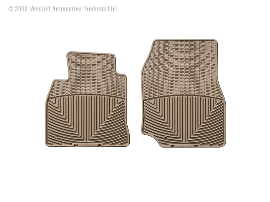 Weathertech W23TN - All Weather Floor Mats Tan Front - Truck Part Superstore