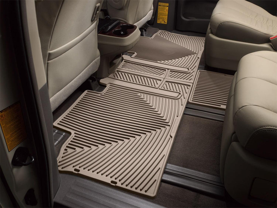 Weathertech W244TN - All Weather Floor Mats Tan Rear - Truck Part Superstore