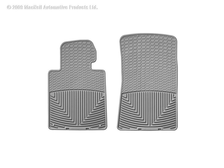 Weathertech W24GR - All Weather Floor Mats Gray Front - Truck Part Superstore