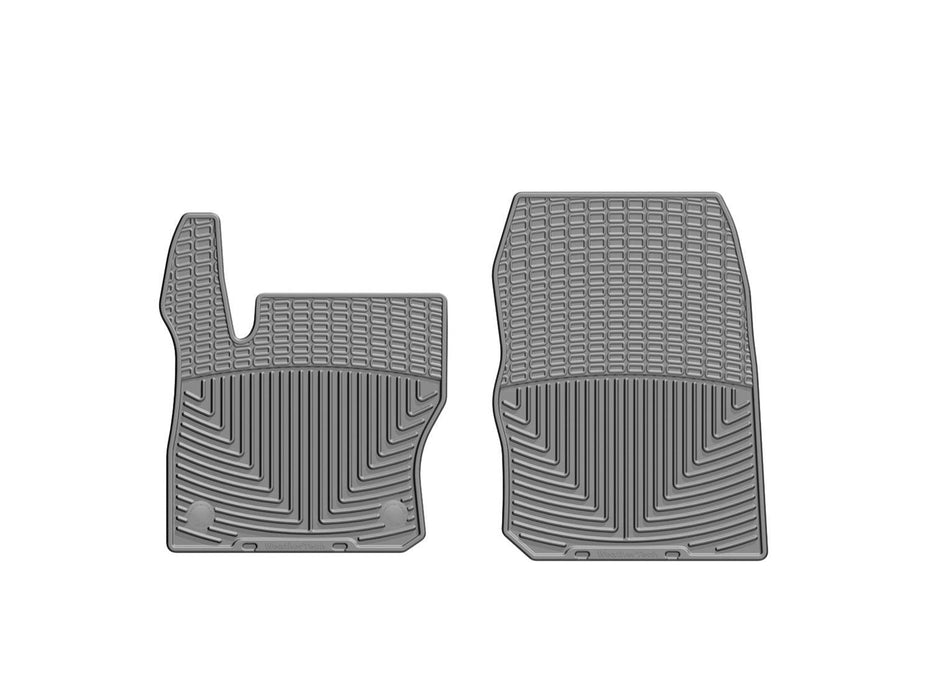 Weathertech W254GR - All Weather Floor Mats Gray Front - Truck Part Superstore