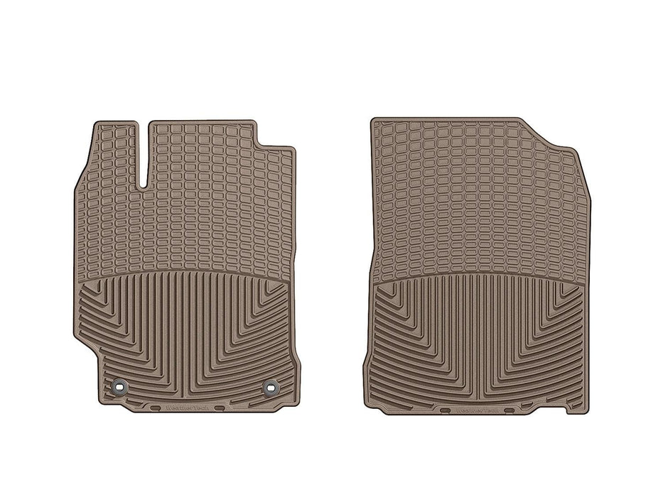 Weathertech W255TN - All Weather Floor Mats Tan Front - Truck Part Superstore