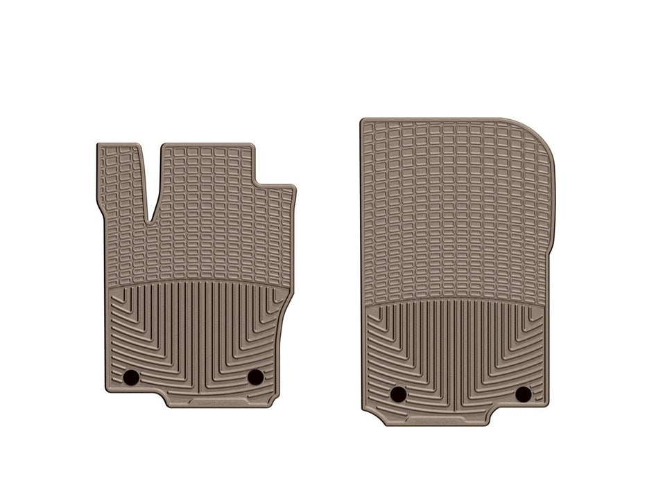 Weathertech W257TN - All Weather Floor Mats Tan Front - Truck Part Superstore