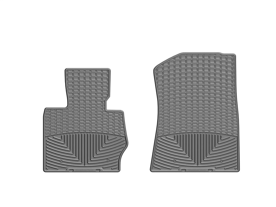 Weathertech W258GR - All Weather Floor Mats Gray Front - Truck Part Superstore
