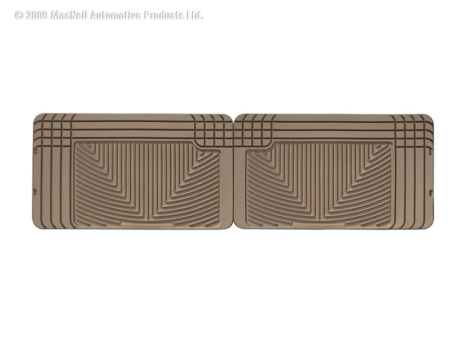 Weathertech W25TN - All Weather Floor Mats Tan Rear Universal Fit - Truck Part Superstore