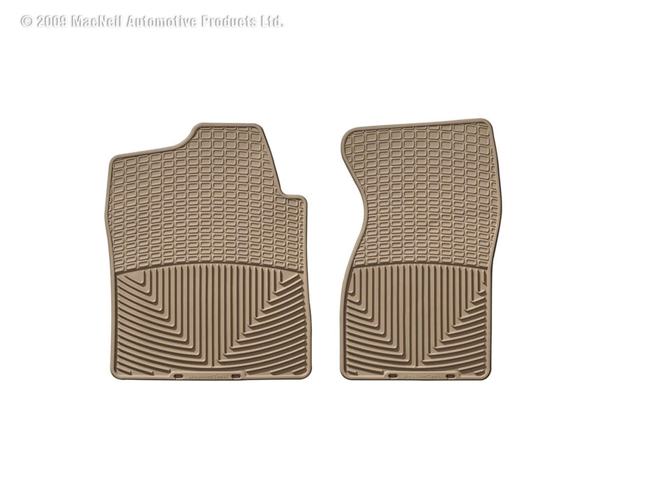 Weathertech W26TN - All Weather Floor Mats Tan Front - Truck Part Superstore