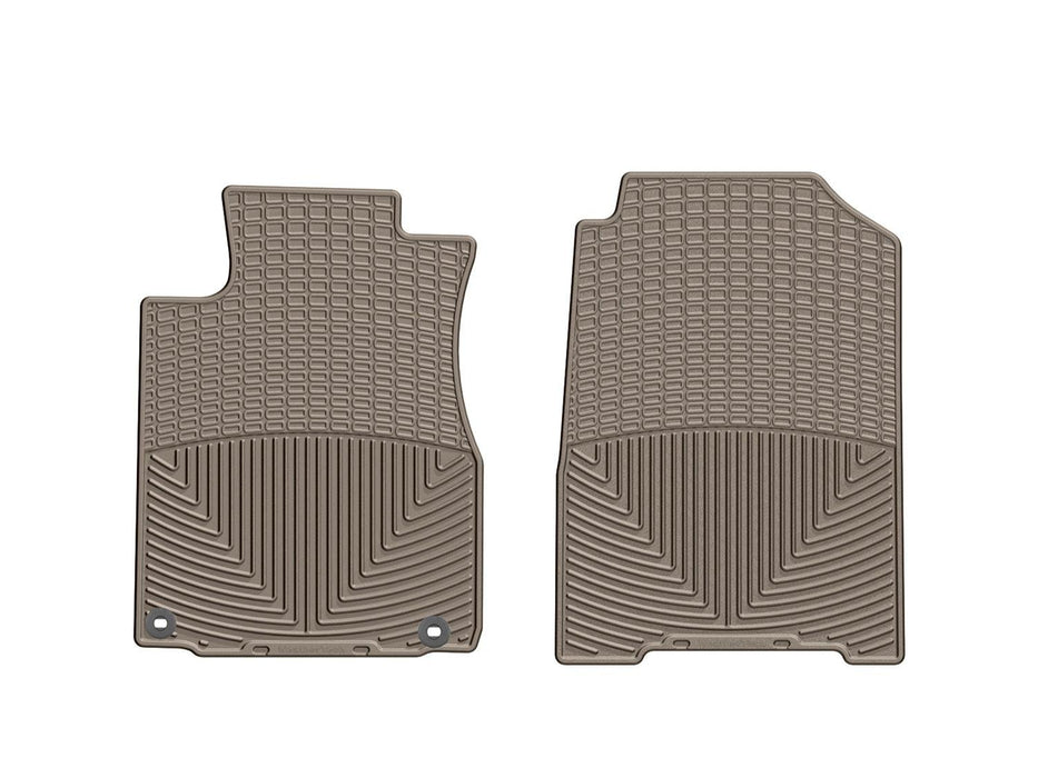 Weathertech W270TN - All Weather Floor Mats Tan Front - Truck Part Superstore