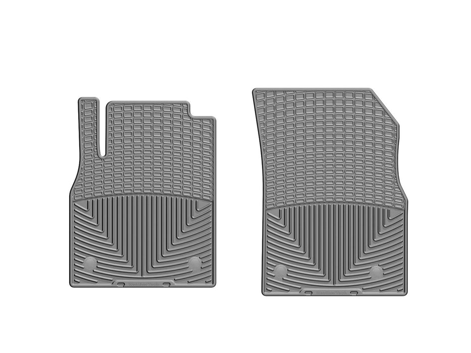Weathertech W275GR - All Weather Floor Mats Gray Front - Truck Part Superstore