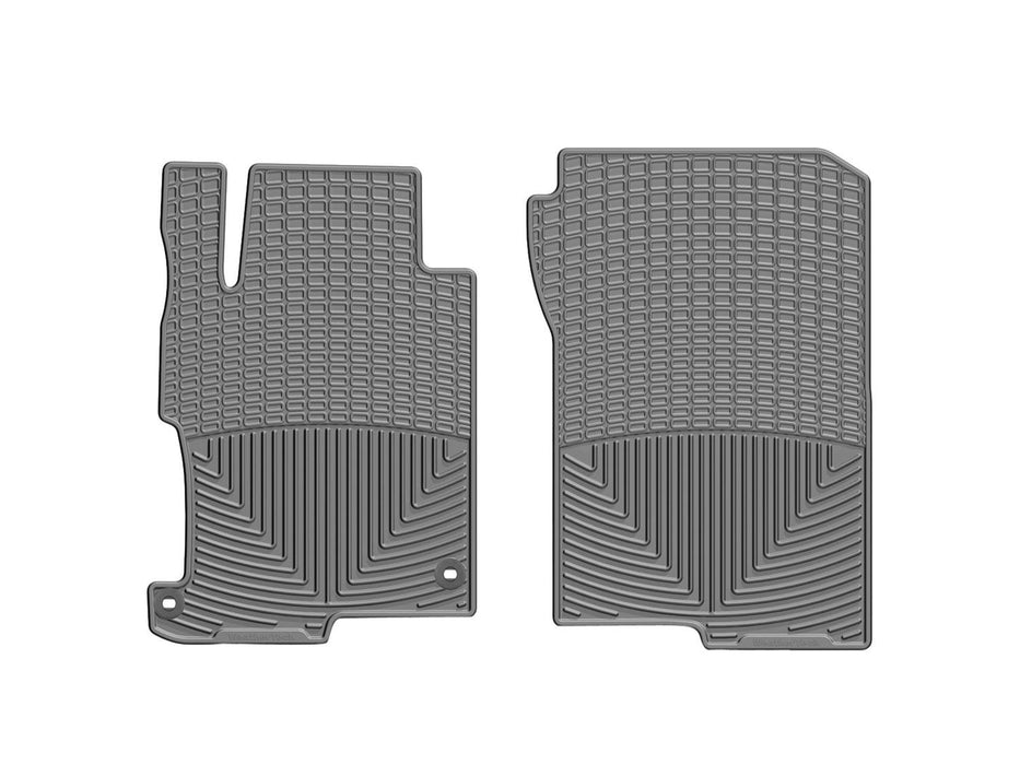 Weathertech W293GR - All Weather Floor Mats Gray Front - Truck Part Superstore