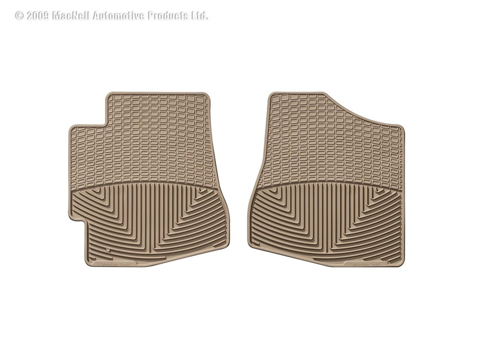 Weathertech W29TN - All Weather Floor Mats Tan Front - Truck Part Superstore