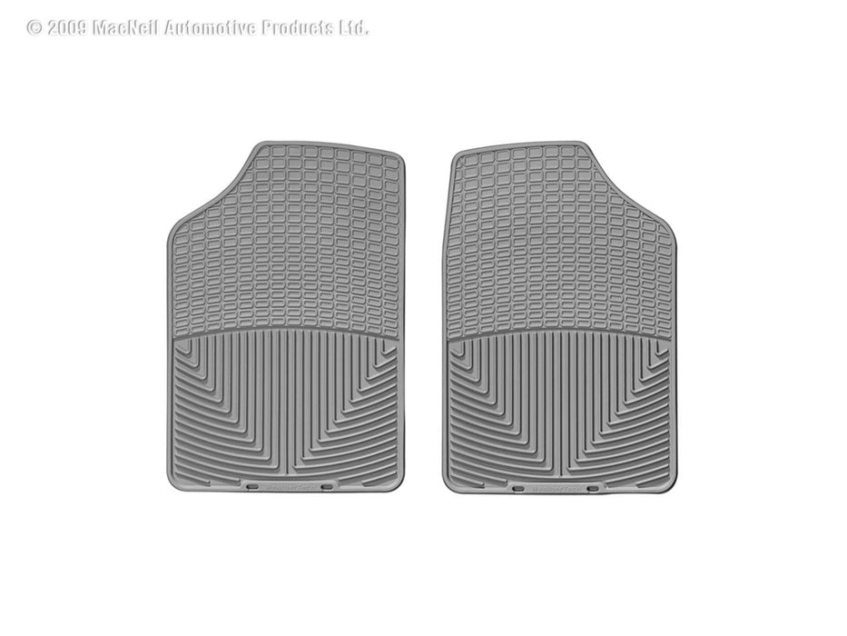 Weathertech W2GR - All Weather Floor Mats Gray Front - Truck Part Superstore