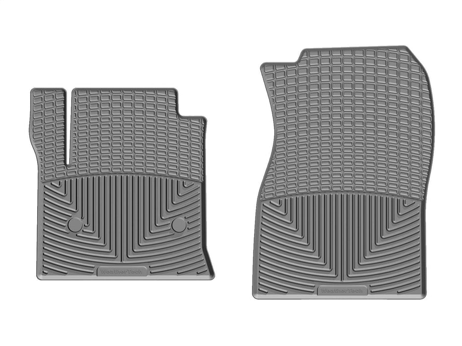 Weathertech W308GR - All Weather Floor Mats Gray Front - Truck Part Superstore