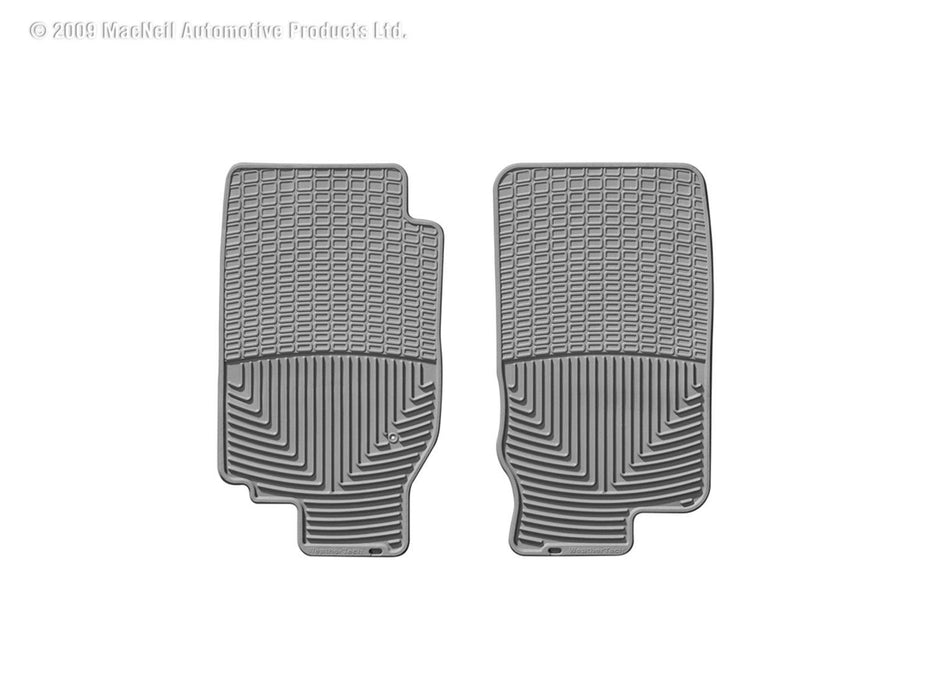 Weathertech W30GR - All Weather Floor Mats Gray Front - Truck Part Superstore