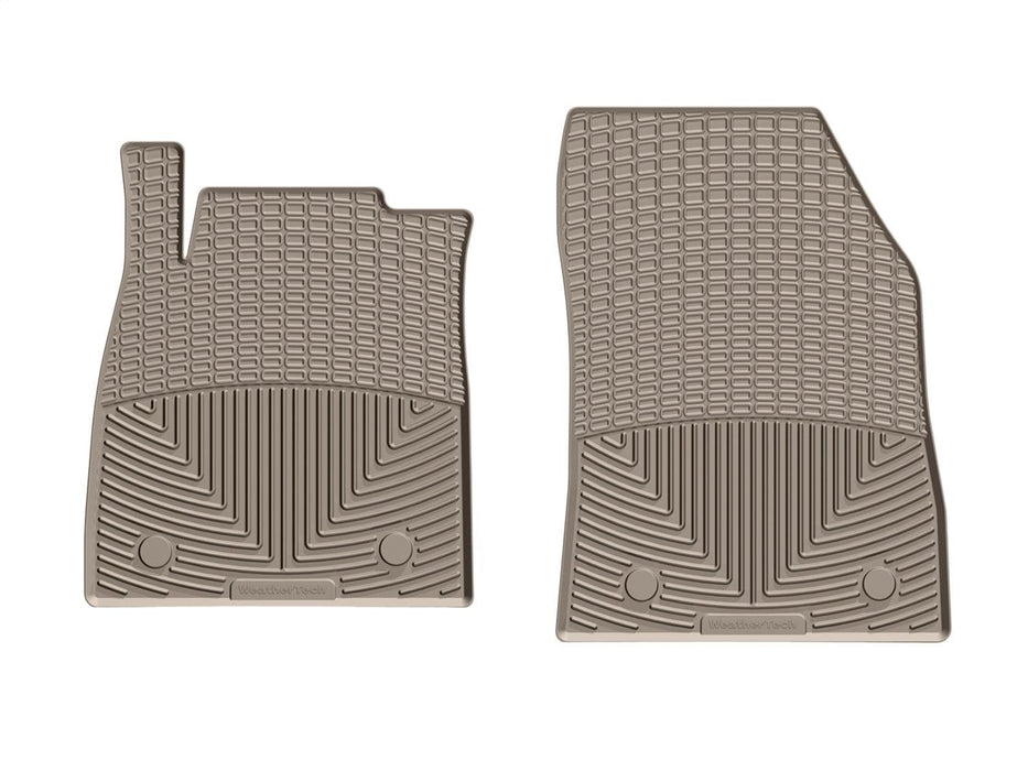 Weathertech W318TN - All Weather Floor Mats Tan Front - Truck Part Superstore
