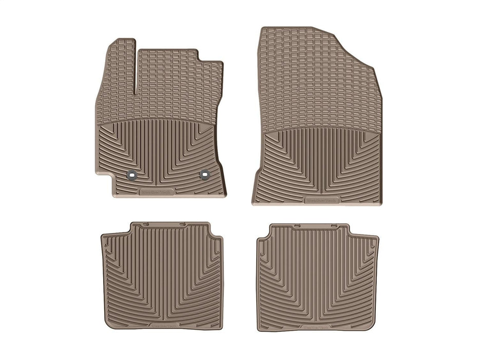 Weathertech WTCT320256 - All Weather Floor Mats Tan Front and Rear - Truck Part Superstore