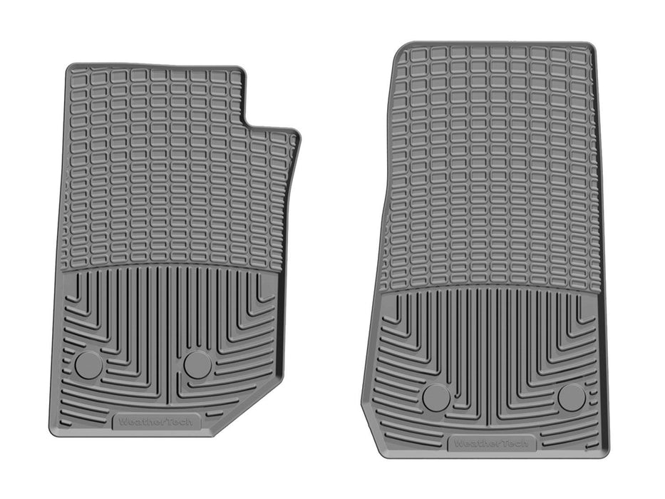 Weathertech W321GR - All Weather Floor Mats Gray Front - Truck Part Superstore