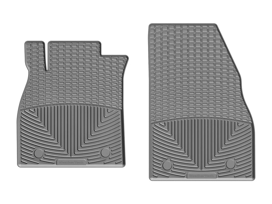 Weathertech W323GR - All Weather Floor Mats Gray Front - Truck Part Superstore