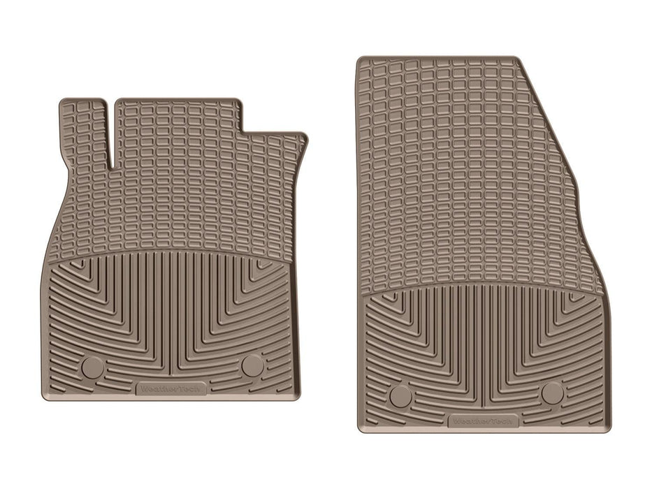 Weathertech W323TN - All Weather Floor Mats Tan Front - Truck Part Superstore