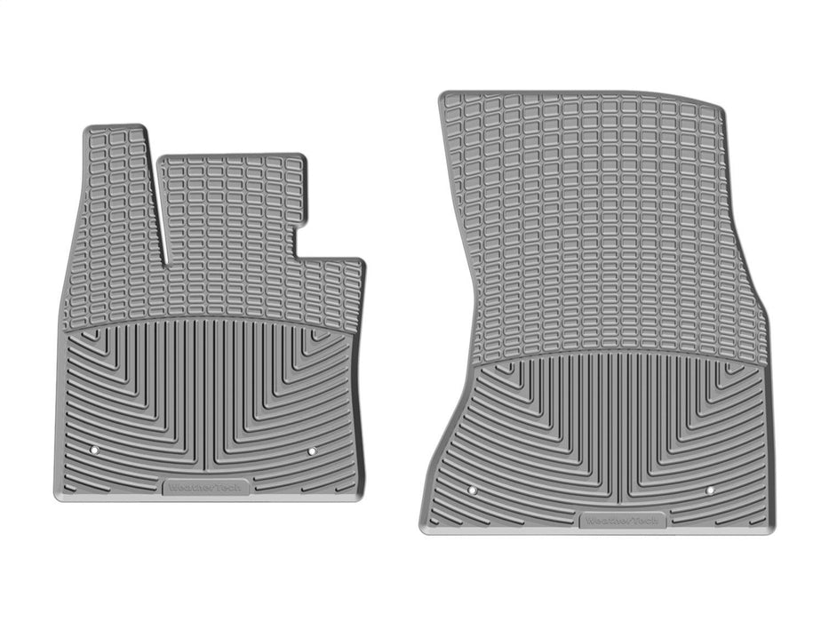 Weathertech W325GR - All Weather Floor Mats Gray Front - Truck Part Superstore